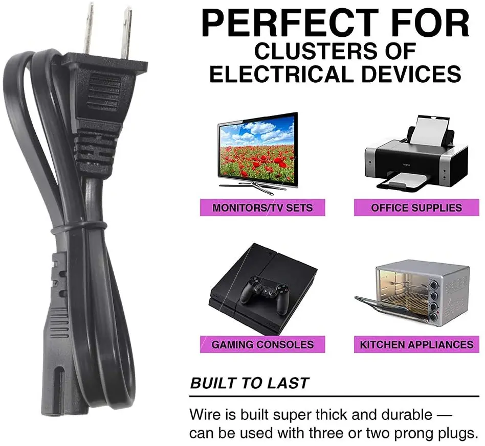 Cavo Di Alimentazione CA UL 6 Piedi Per ALTOPARLANTE BOWERS & WILKINS - Foto 6