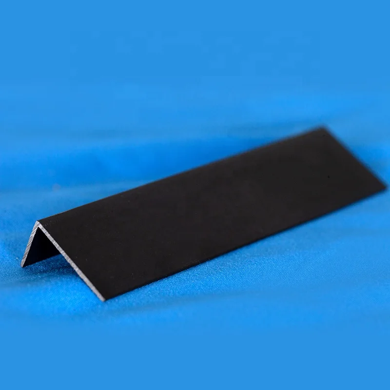 Right Angle L Shape PVC Corner Guard Tile Trim Edging for Flexible Rubber Floor Transition Strip Durable Plastic Border Trim