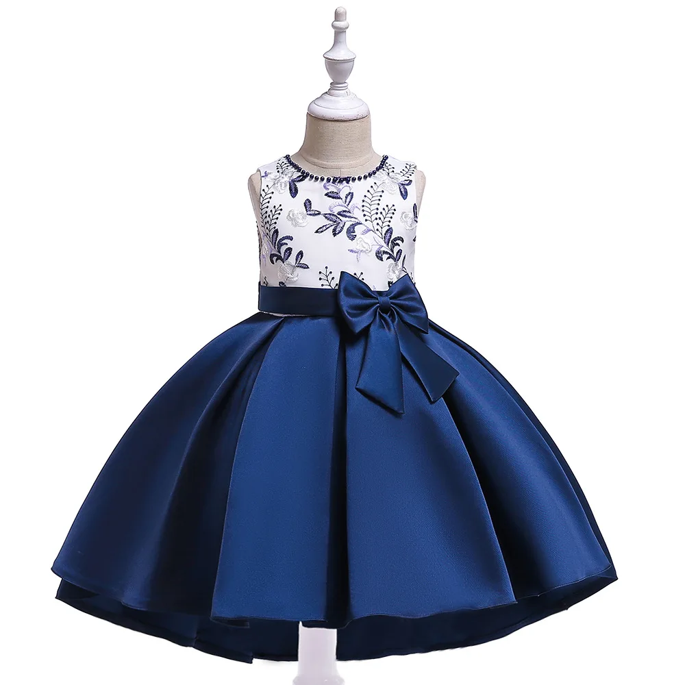 Baby Blue Western Flower Girl Dresses