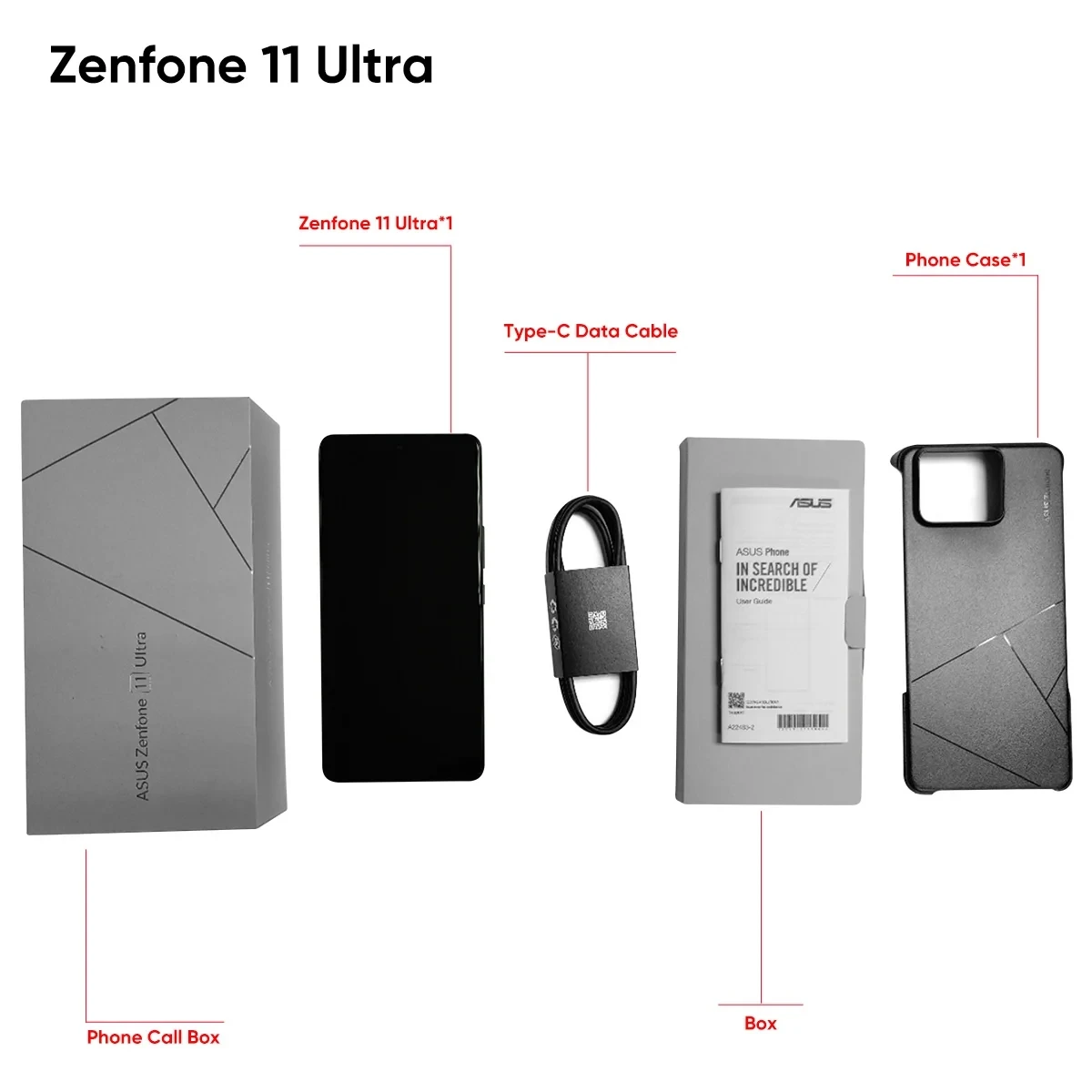 ASUS Zenfone11 Ultra | ブラック| 65w急速充電器付