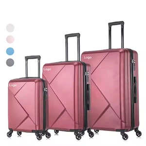 Sturdy ABS Suitcases Luggage Carry on Luggage Lightweight Travel Bags Cabin Suitcase Sets Custom Hard Spinner Luggage Suitcase