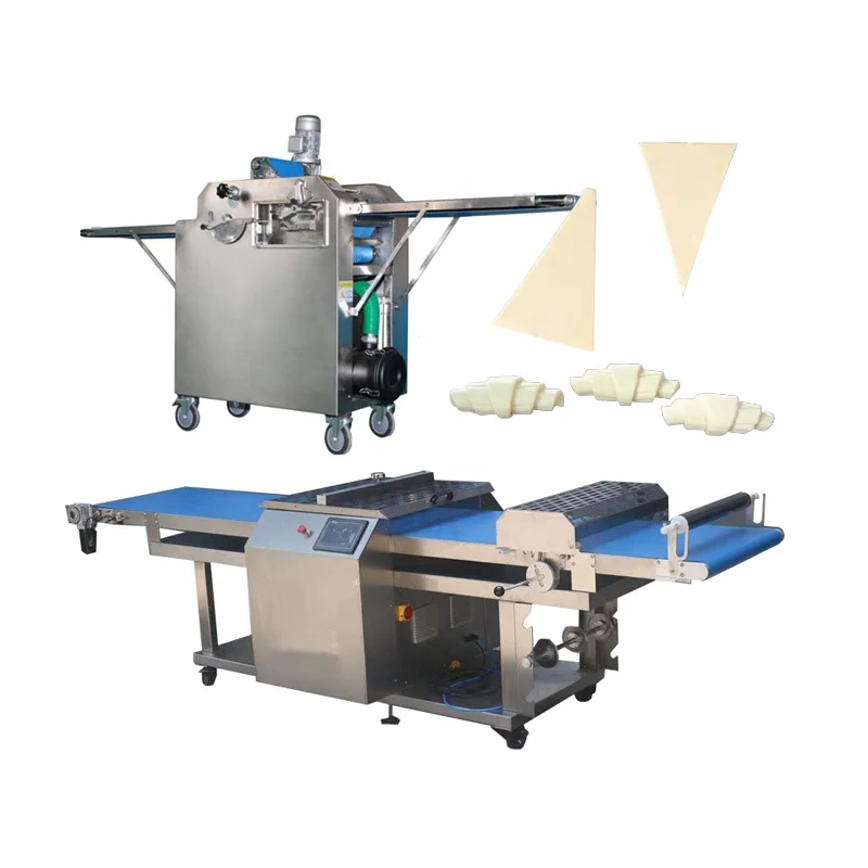 Croissant Machine Dough Sheet Roller Full Automatic Bread Croissant Production Line Price