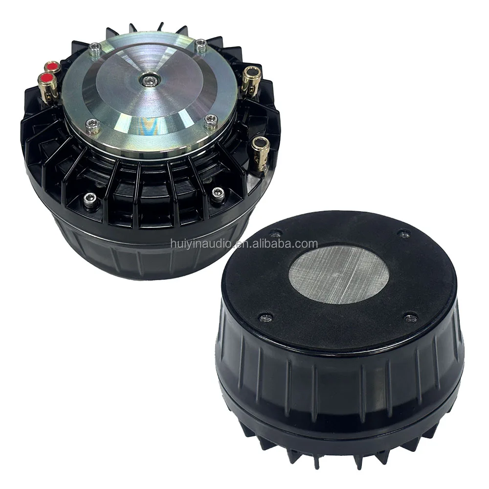 HYT-9044ネオジム3.5インチツイーター スピーカー 150W RMS 2インチスロート N45HネオHFドライバー 長距離列車・船・地下鉄用