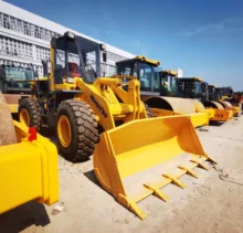 High Quality 2023 Used 3ton Komatsu WA320 Wheel Front Loader Farm Use Japan Backhoe Loader