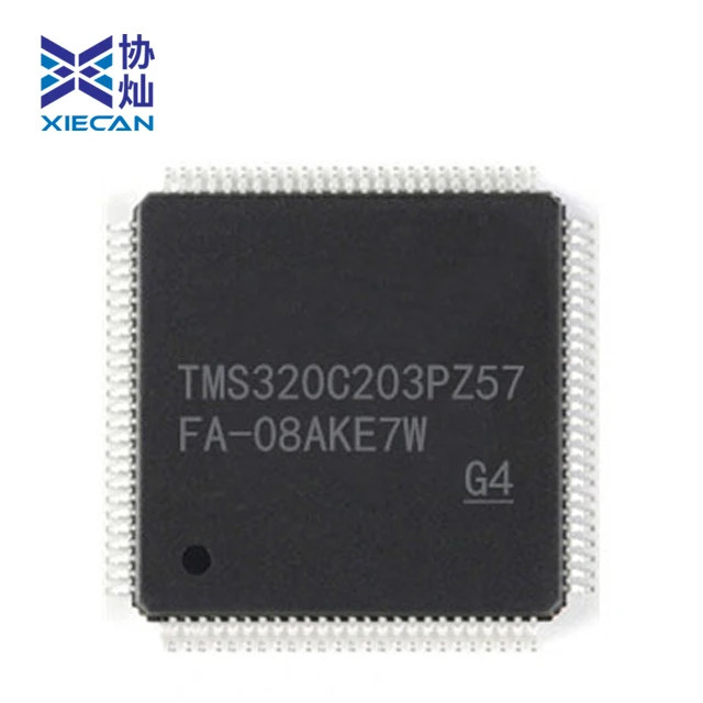 TMS320C203PZ57 LQFP-100 Digital signal processor chip integrated circuit IC communication programmable read-only memory