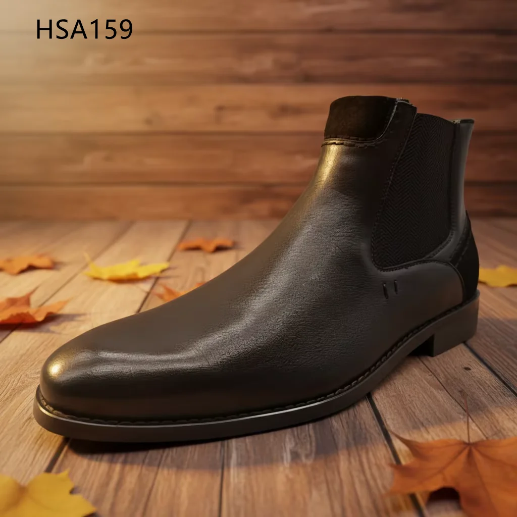 HY,Product Launch Modern Minimalist Classic Retro Derby Shoes Workplace Officer Anti-abrasion Black/Brown Dress Shoes HSA159