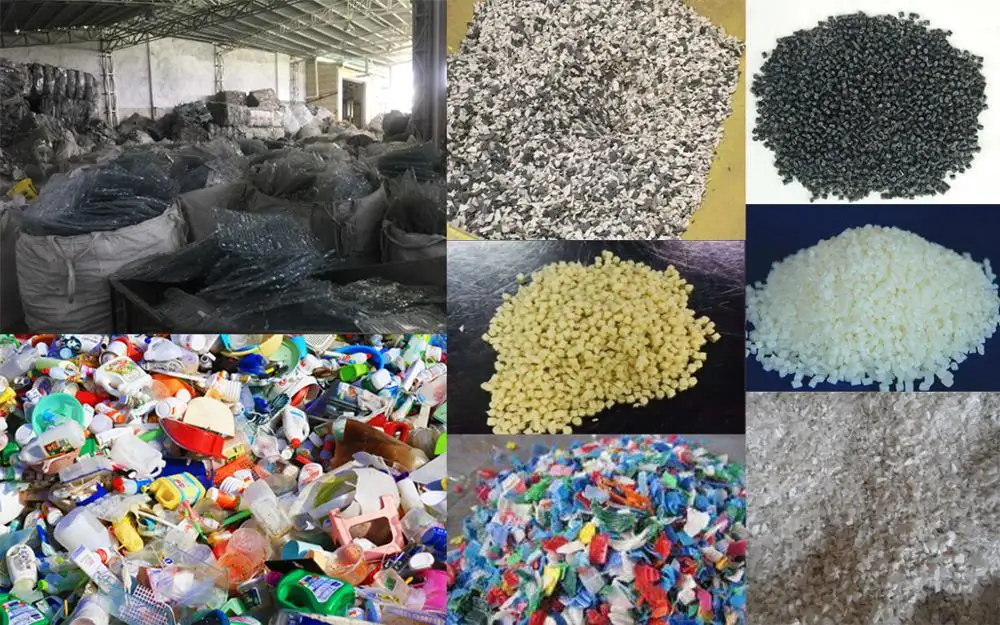 New Technology Mixed Plastic Waste PET PVC Flakes Recycling Sorting