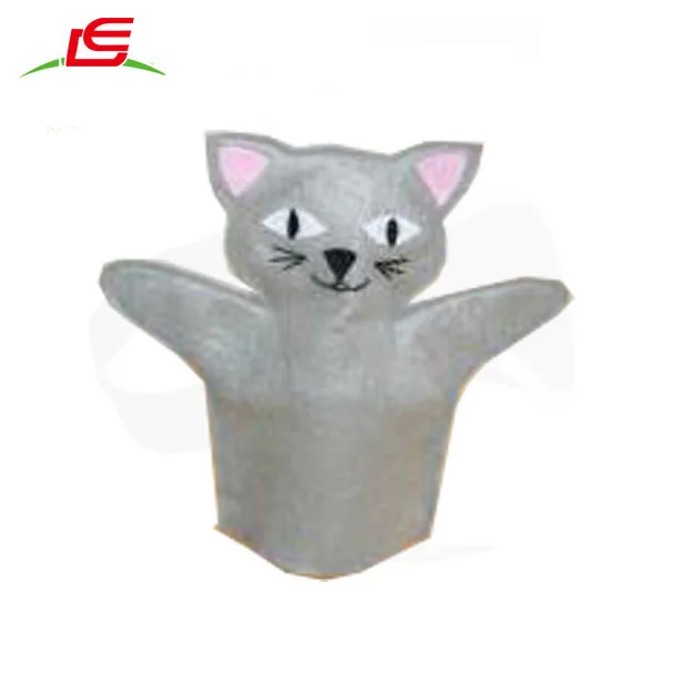 Лягушка собака Кот слаппи войлочные животные ручная марионетка