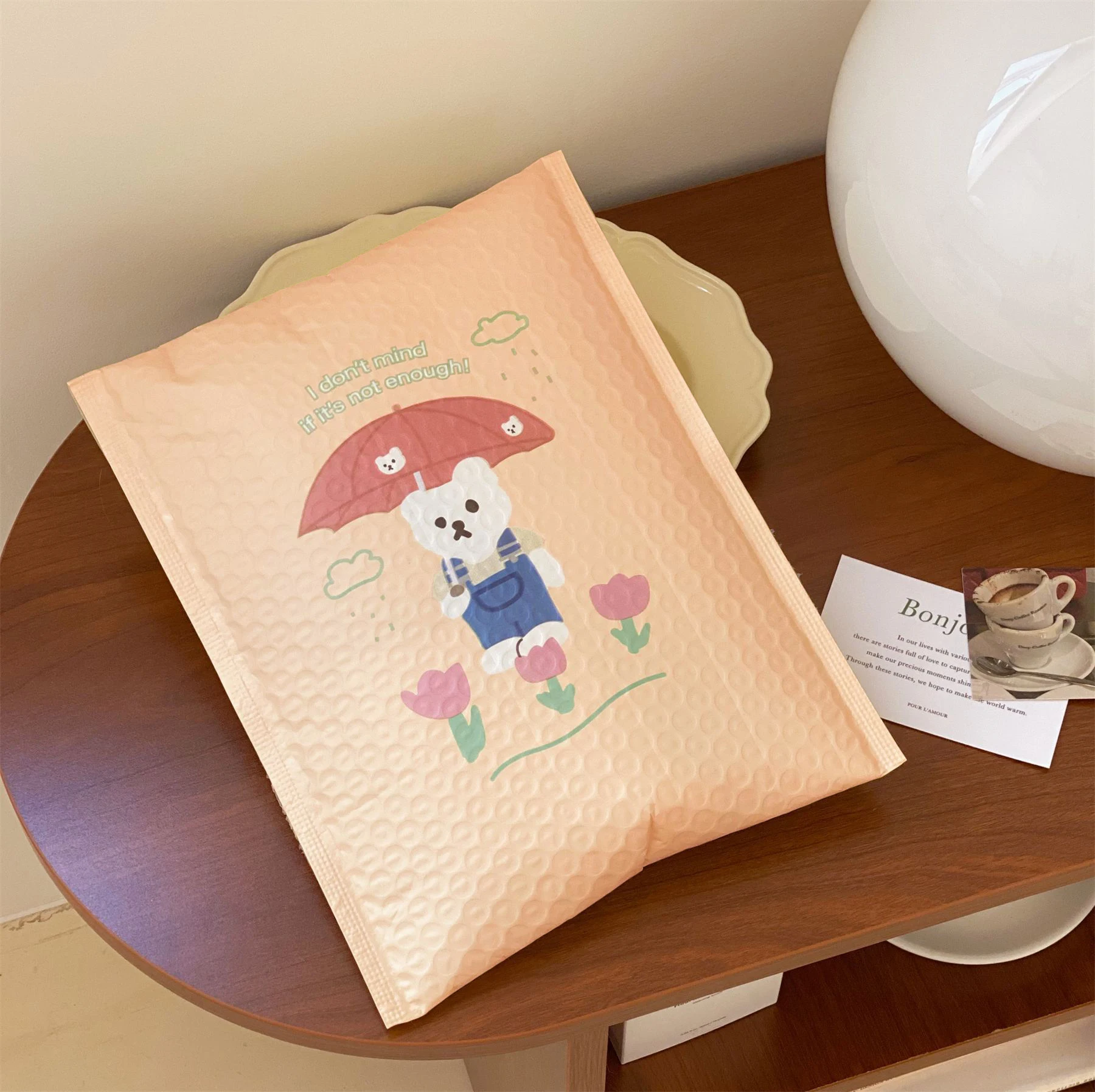 Custom Cute Printed Waterproof Poly Bubble Mailers Design Padded Shipping Envelopes Mailing Bags for Gifts