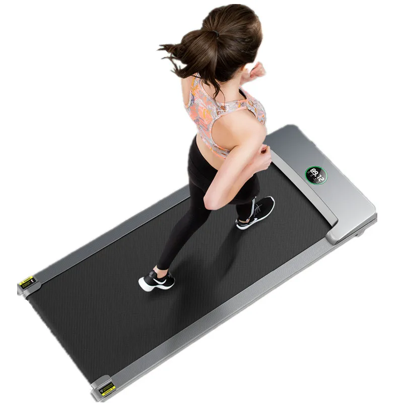 Top quality Flat treadmill household small folding mini indoor fitness silent walking machine cross-border special supply