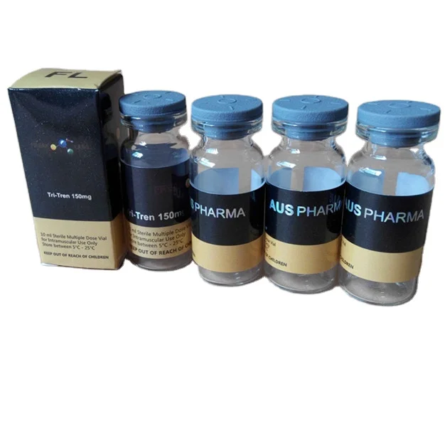 Laser holographic Rx vial labels injection custom brand printed 10ml boxes and labels