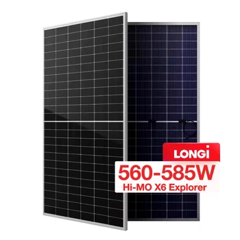 Longi hot solar panel  Himo X6  Explorer full black  435W 440W 540W 585W Factory price Quality Certification factory Price