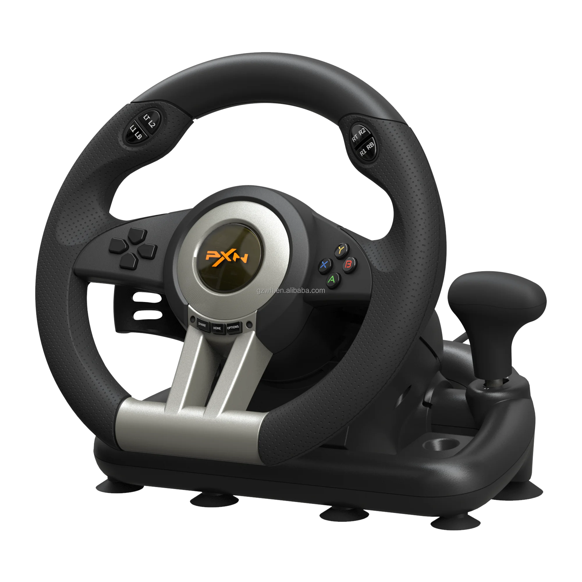 PXN V3 Pro Racing Wheel Orange and Black Gaming Controller Plastic Grip ...