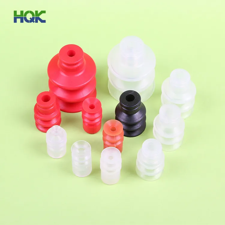 Factory High Quality Custom Powerful Industrial Pump Cnc Red Smc Silicone Suction Cup Vacuum Sucker
