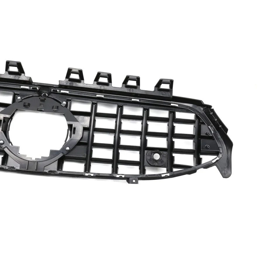 product tiypeor grill for mercedes benz cla w118 2020  car gtr style chrome color front bumper grille abs pp plastic-7