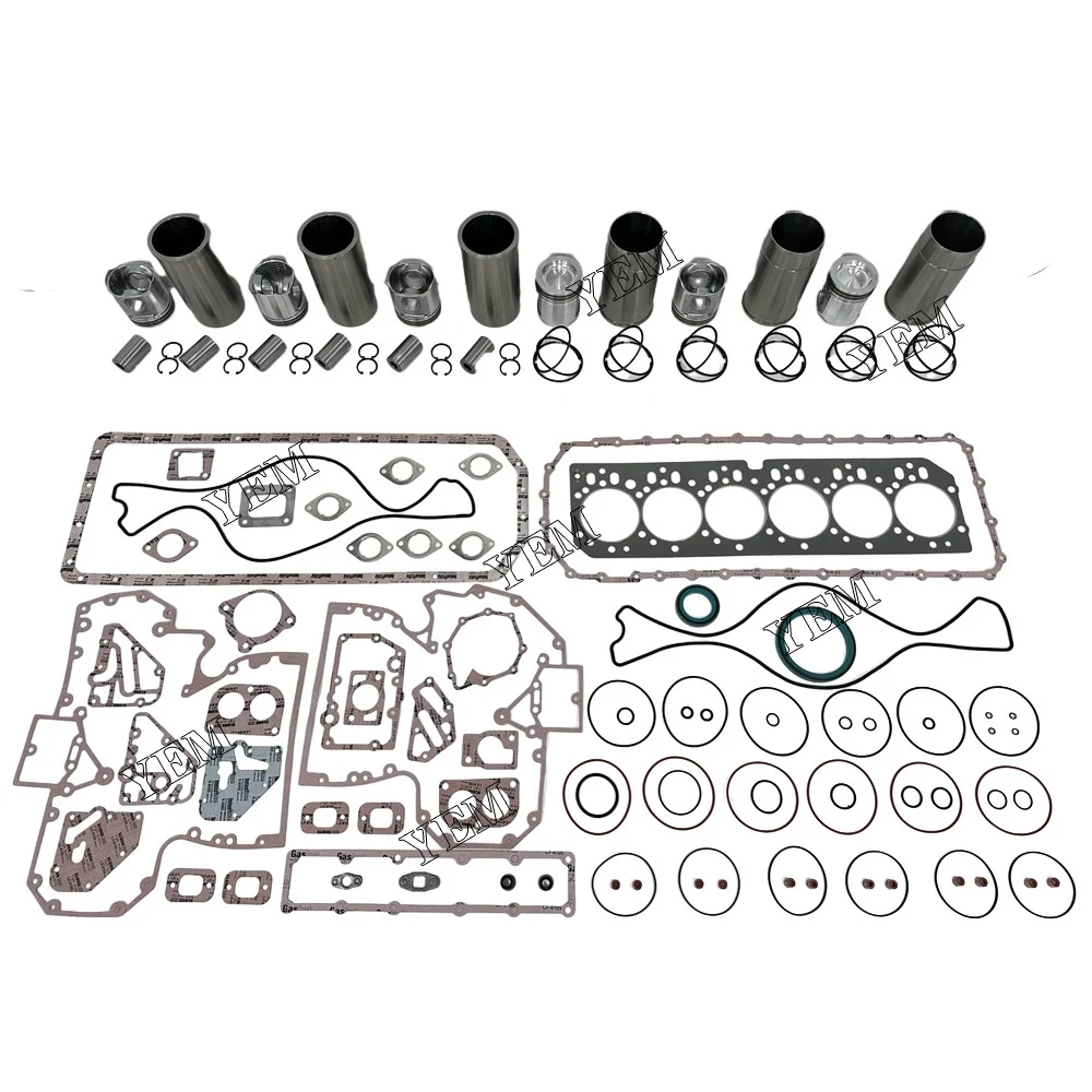 For John Deere RE521616 Overhaul Kit With Gasket Set 6068 Engine