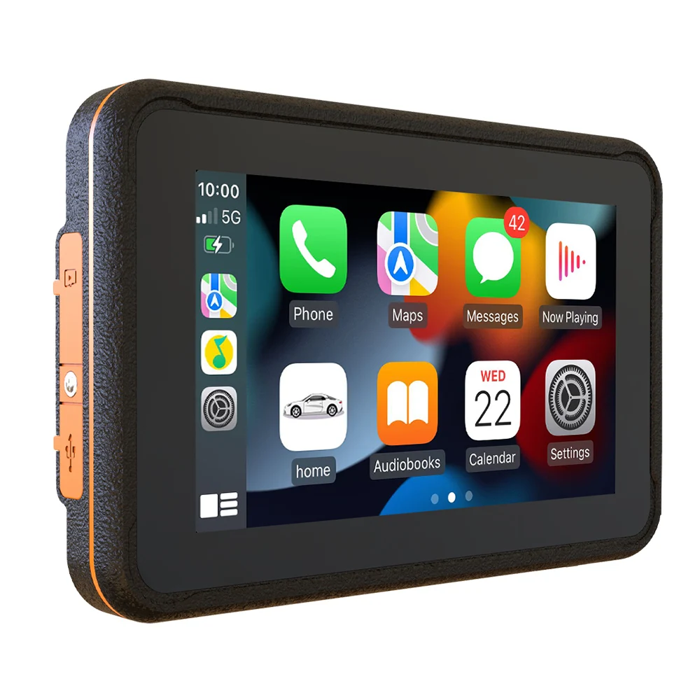 Navigatore GPS Per Moto 5 Pollici Impermeabile - Bluetooth, Mappe Europee E Display Leggibile Al Sole - Foto 4