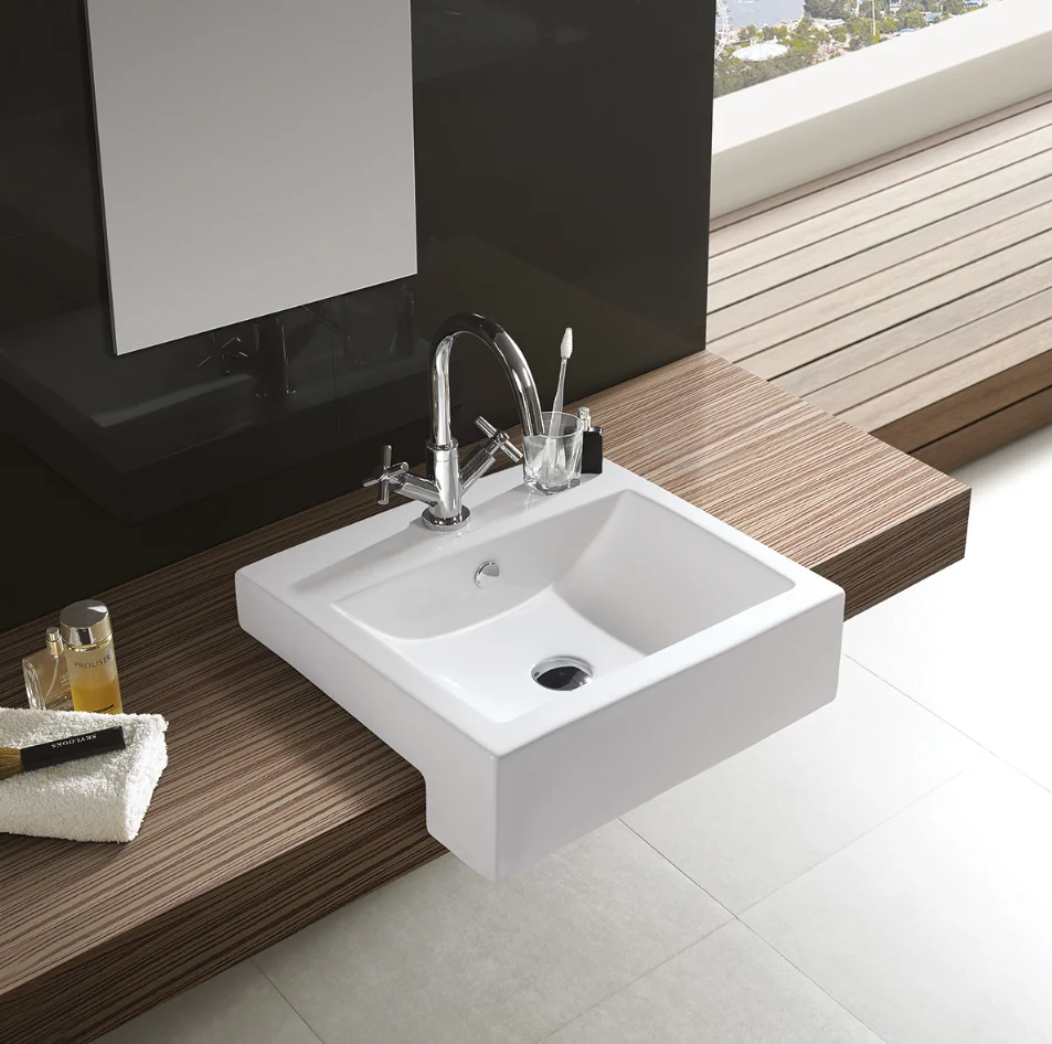 浴室圆碗盥洗室梳妆台白色陶瓷艺术洗手盆浴室容器水槽