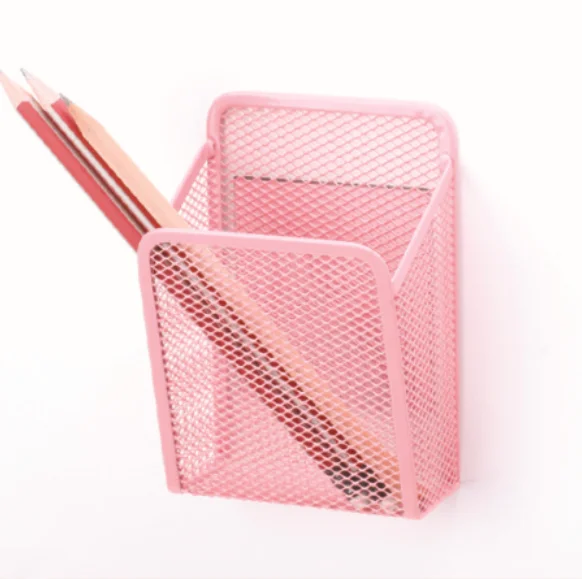 magnetic pencil holder mesh pen holder wire mesh storage baskets