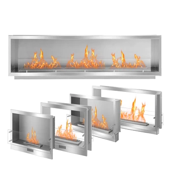 intelligent insert modern chimeneas outdoor ethanol fireplace bio fuel insert firebox