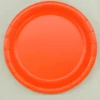 Plato naranja de 9 pulgadas * 10 piezas