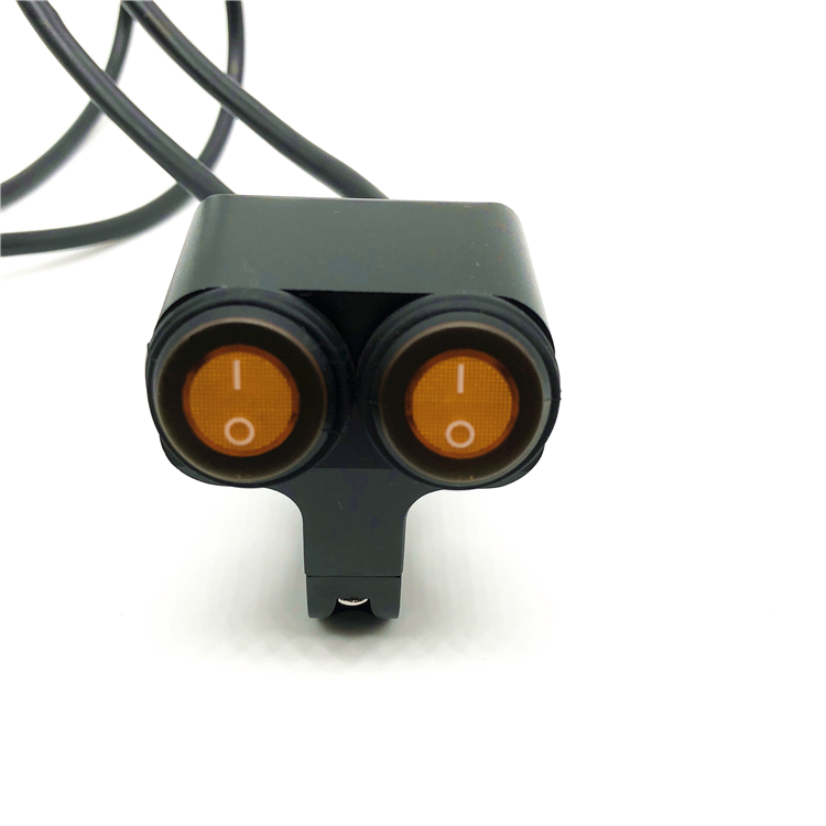 12v On-off Waterproof Aluminium Alloy Motorcycle Handlebar Fog Light Switch