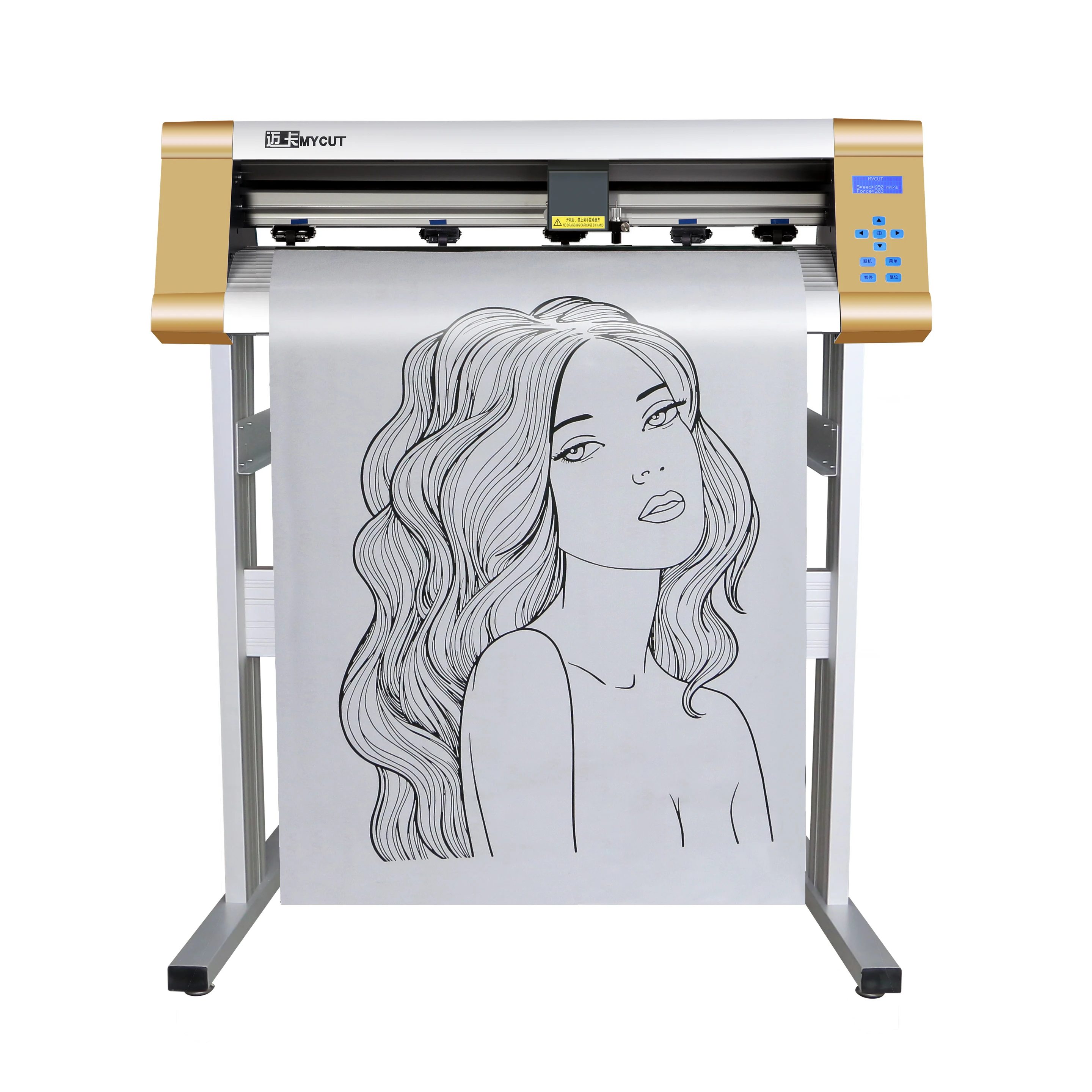 CCD Camera 63cm Cutting Plotter Machine Laser Position Cutter