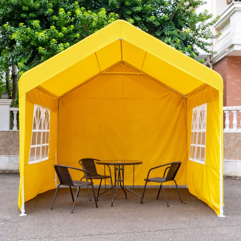 20x20 Outdoor Event Tent Sun Shade Bige Size Car Canopy Pergola Assembled  Tent Removable Car Umbrella Car Tent Parking