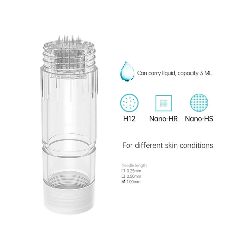 <h2 class="product_title entry-title">Hydra Pen H2 Cartridges <strong data-start="721" data-end="773">12-Pin 0.25mm, 0.5mm & 1.0mm | Nano-HS | Nano-HR</strong></h2> <p dir="auto" data-start="775" data-end="1081">Replacement cartridges designed for compatible <strong data-start="822" data-end="857">Hydra Pen H2 microneedling pens</strong>, with five cartridge options for different professional skincare applications. Choose from <strong data-start="949" data-end="1009">H12-0.25mm, H12-0.50mm, H12-1.00mm, Nano-HS, and Nano-HR</strong> to match your treatment protocol and preferred cartridge configuration.</p> <p dir="auto" data-start="1083" data-end="1257">These disposable replacement tips are designed to make cartridge replacement simple and help maintain a consistent treatment workflow for professional skincare practitioners.</p> <p dir="auto" data-start="1259" data-end="1479"><strong data-start="1259" data-end="1281">Available Options:</strong> H12-0.25mm • H12-0.50mm • H12-1.00mm • Nano-HS • Nano-HR<br data-start="1338" data-end="1341" /><strong data-start="1341" data-end="1363">Compatible Device:</strong> Hydra Pen H2<br data-start="1376" data-end="1379" /><strong data-start="1379" data-end="1396">Product Type:</strong> Disposable Replacement Cartridge<br data-start="1429" data-end="1432" /><strong data-start="1432" data-end="1448">Application:</strong> Professional Cosmetic Skincare</p> Hydra Pen H2 Replacement Cartridges – Disposable Microneedle Replacement Tips