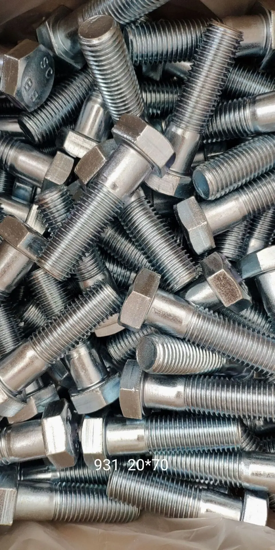 Bolts Scm435 Metric M8 and Nuts M36 Nut M24 Size Steel Jis B1180 Standard 10.9 Galvanized Din 931 Grade 8.8 Iso 4017 Hex Bolt