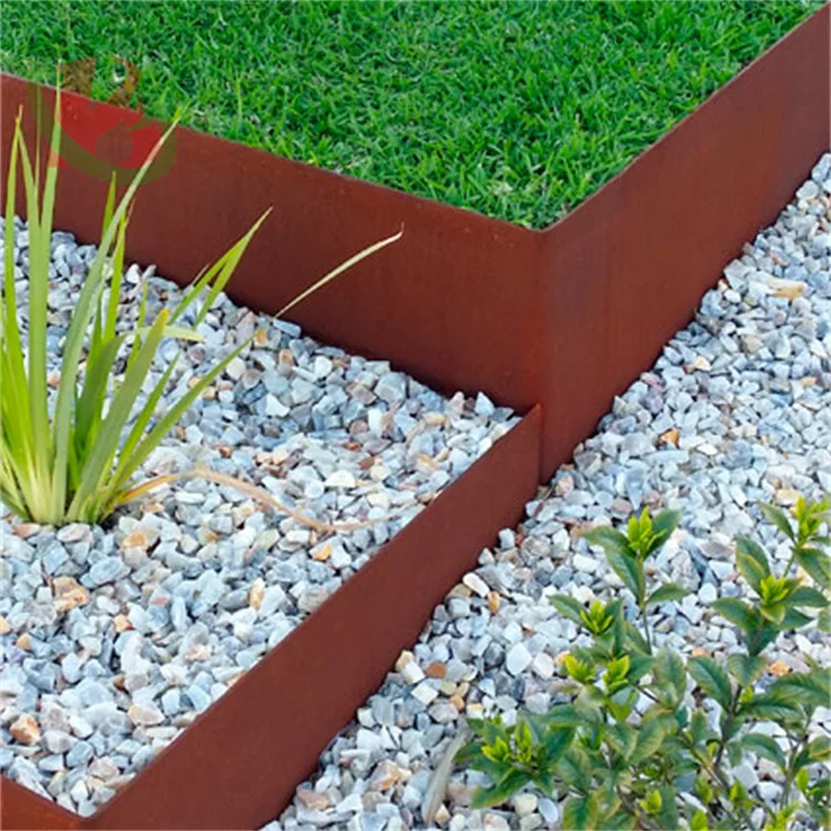 Стальная обшивка для сада и газона