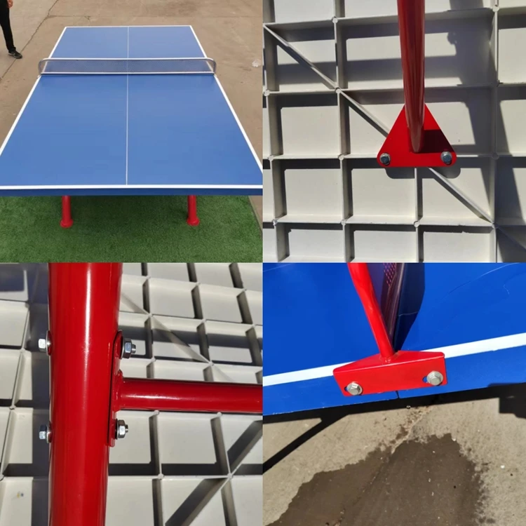 Factory Professional Indoor Table Tennis Table With Removable Casters