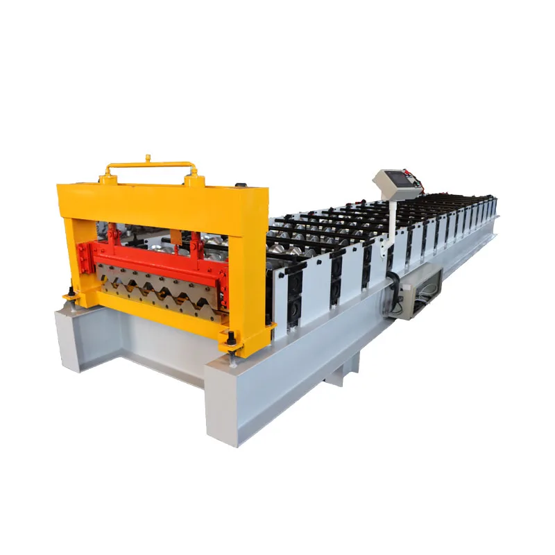 High Speed IBR Extrusion Building Material Factory Sale Trapezoidal Glazed Metal Roof Tile Making Machinery Steel Sheet Roll for