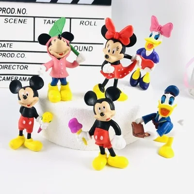 Cake topper decoration toppers for cakes KT Cat Jingle Cat Mickey Minnie Donald Duck Doraemon  cartoon character cake toppers