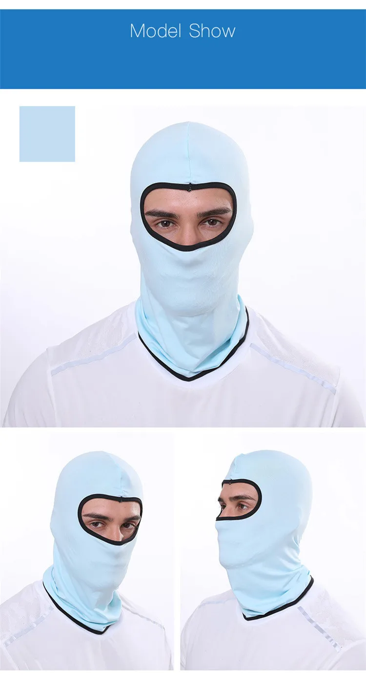 Cycling Cap Ski Full Face Cover Motorcycle Balaclava Hat Hood Neck Dustproof Winter Summer Fleece Covers Thermal Face Cover