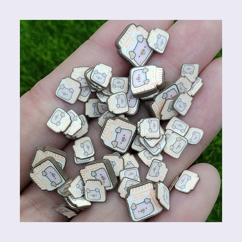 Коробка для молока с животными полимерные глины рукоделия пластиковые клейкие частицы грязи слайм наполнитель