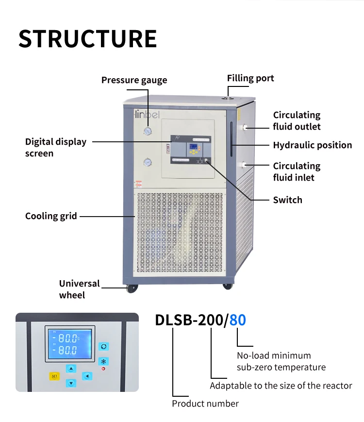 Cooling Circulator -80c Chiller, 200l, 80c - detail 6