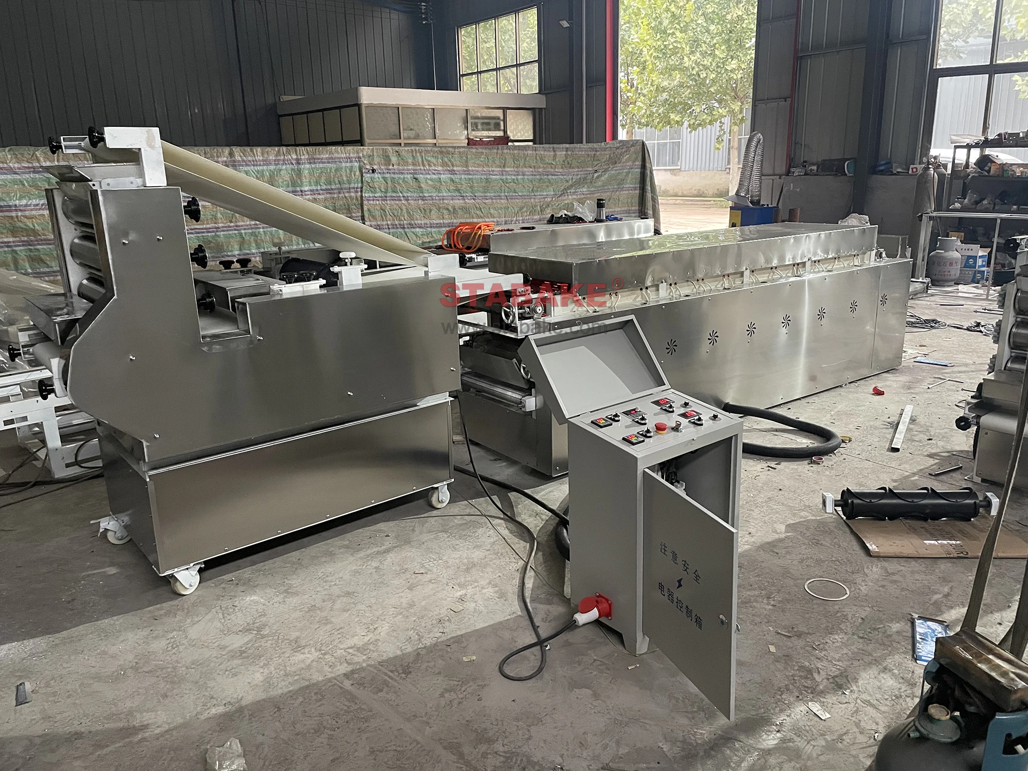 Automatic Arabic Pita Bread Machine Production Line Industrial Tortilla