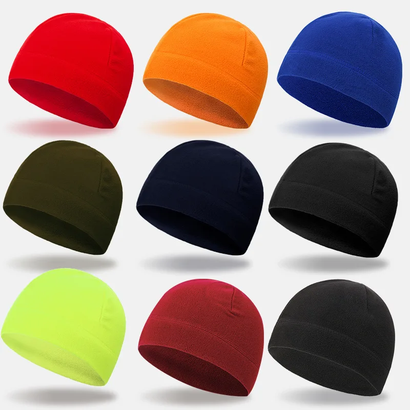 Hot Fashion Cold Winter Fleece Hats Winter Skull Cap Beanie For Men