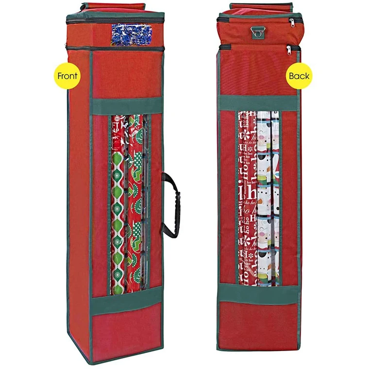 tall wrapping paper storage container