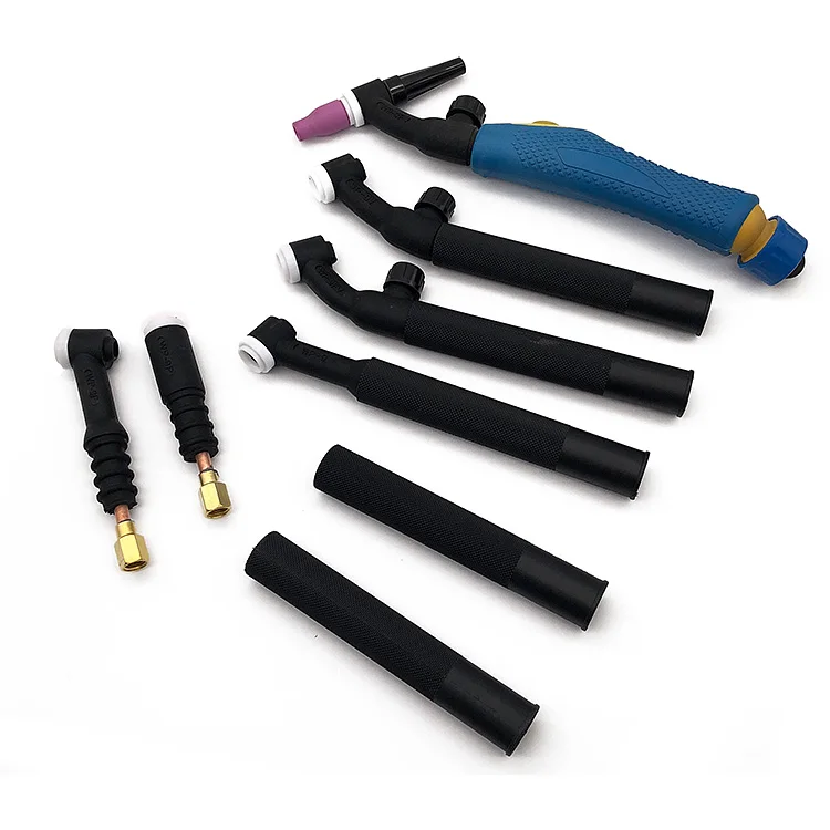 RIVERWELD Kit Lente Gas Stubby Per Torcia TIG WP 17/18/26 - 1.0mm Con Coppa In Quarzo E Colletto - 3