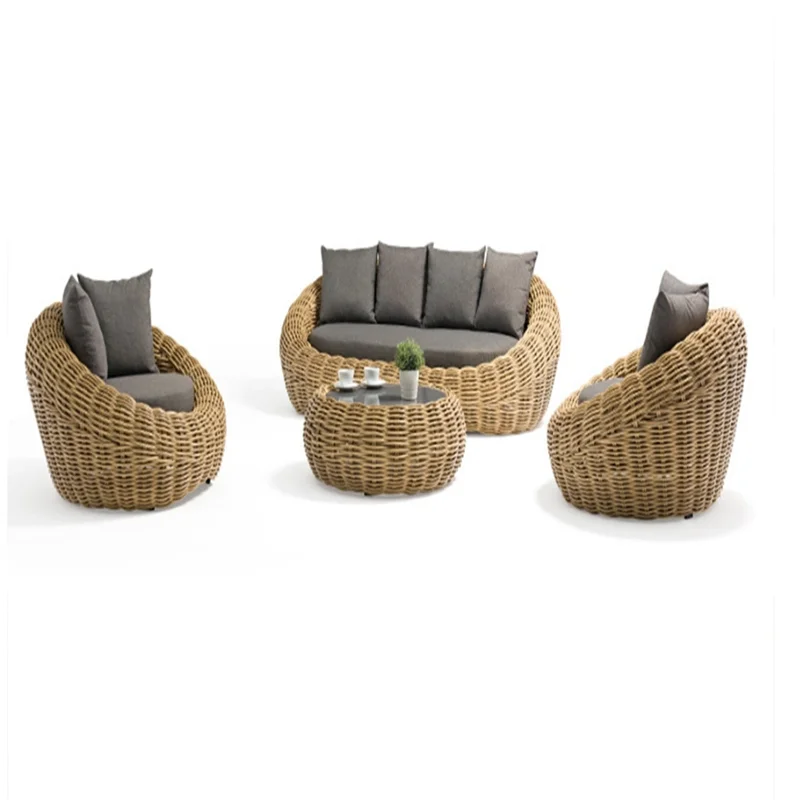 luxury rattan garden sofa sets