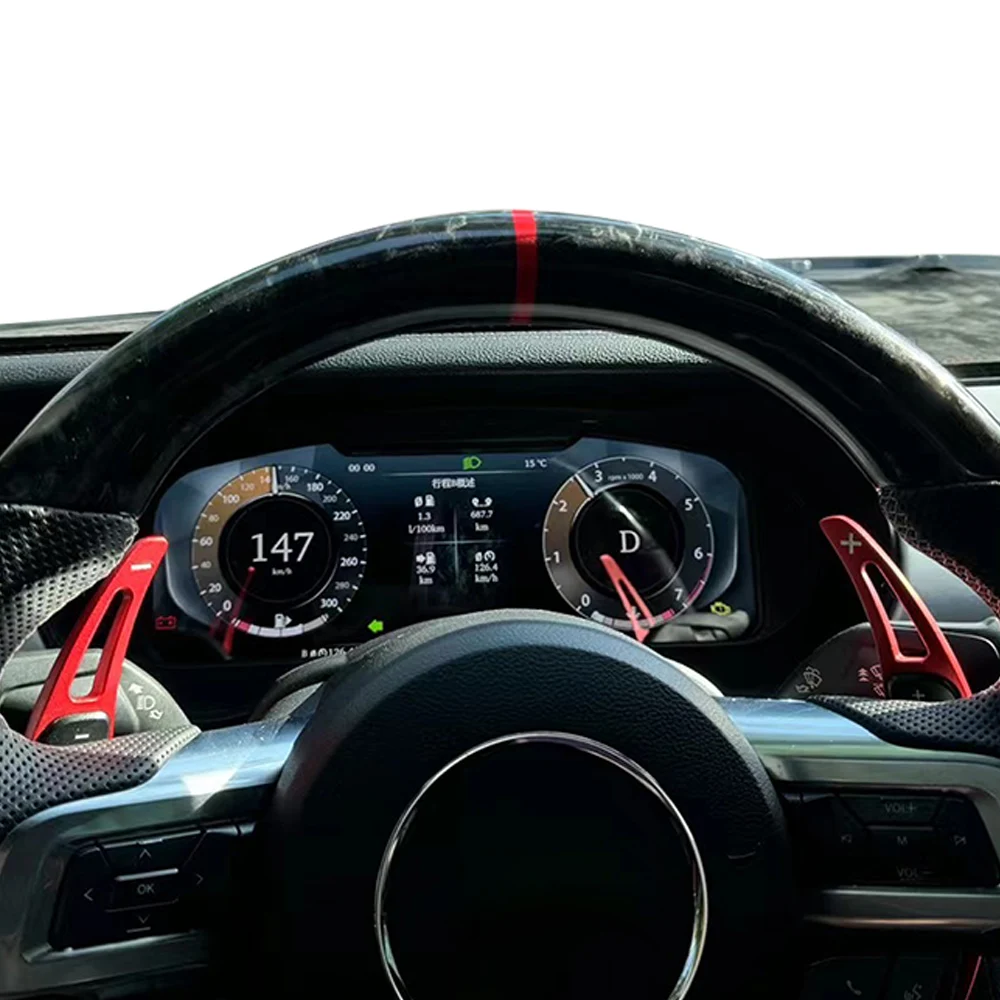 12.3 Inch LCD Digital Instrument Cluster For Ford Mustang 2015