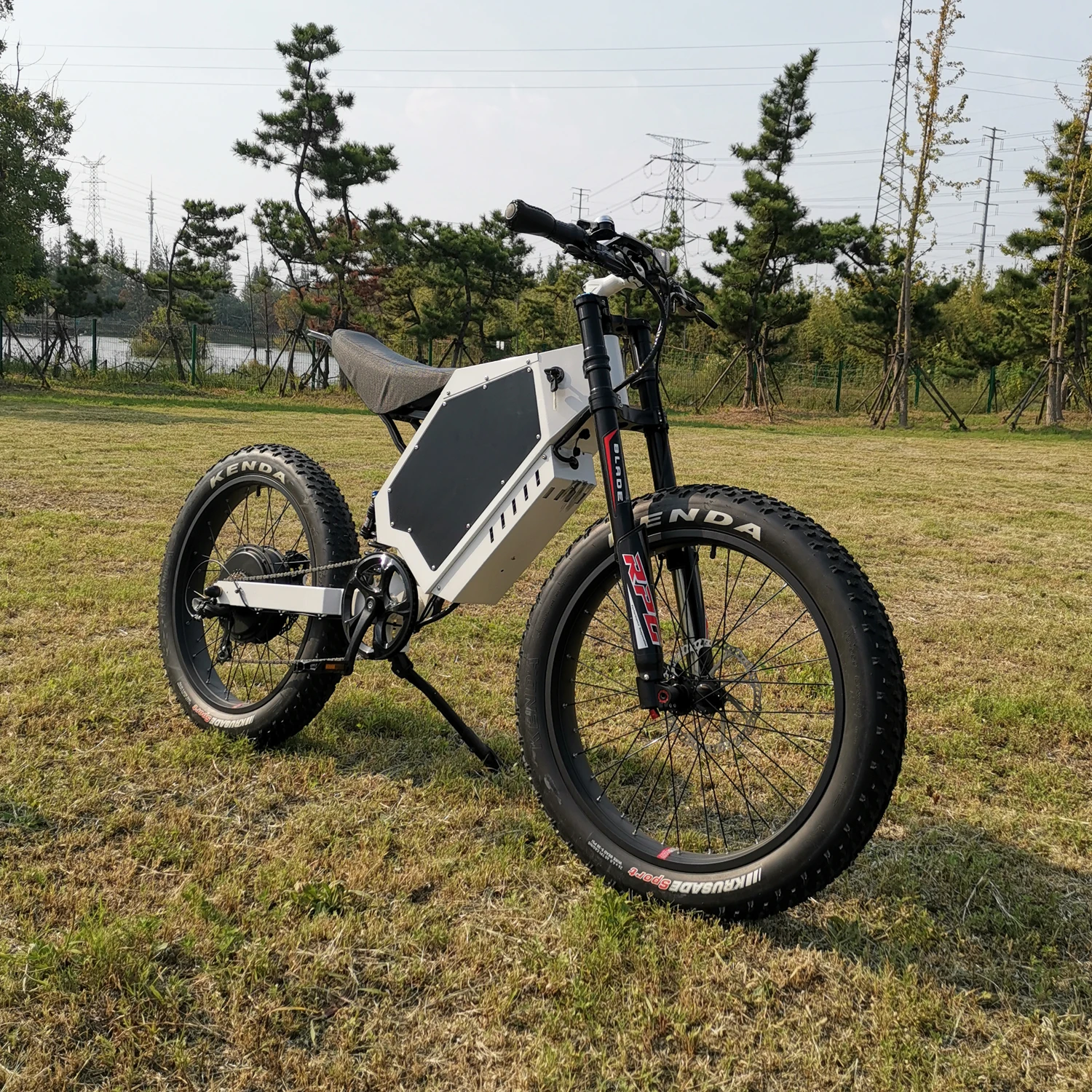 ハイパワー72V 5000W電動自転車 ブーマーロード電動自転車 チタン 