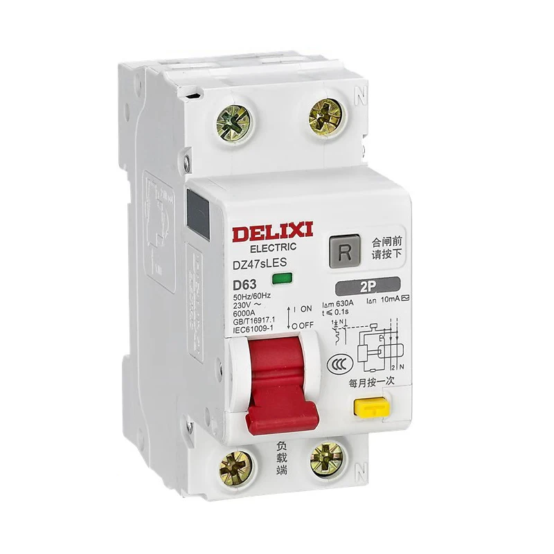 DELIXI AC MCB ELCB RCCB RCBO  DELIXI G1 G2 G3 G4 Disjoncteur DIN Rail Type C CB  Best Quality 10 -125A  2P 4P DPN 1P+N