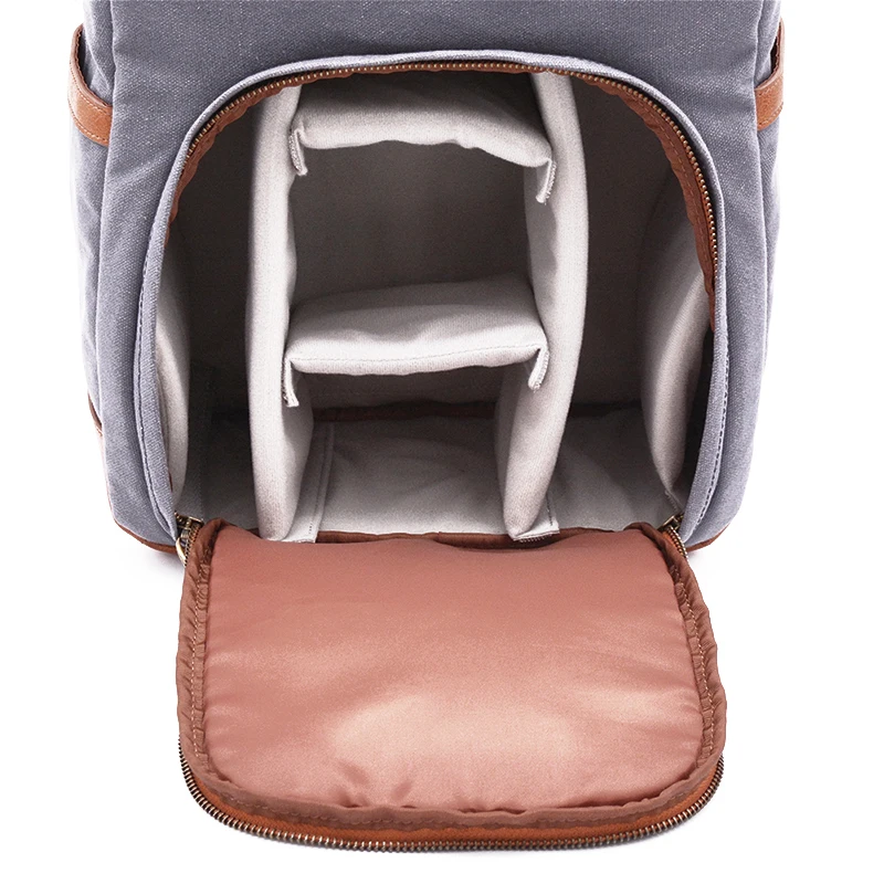 2021 hot sell wholesale custom durable large capacity dslr camera organizer camera bag backpack