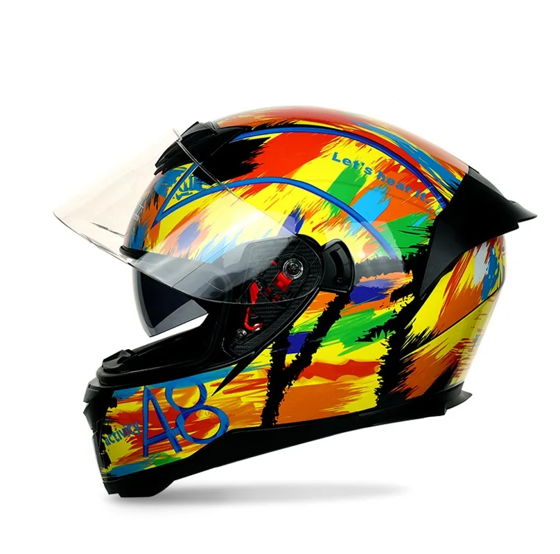 motorbike style bike helmet