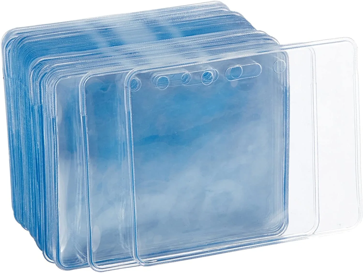 Waterproof Protector Cover Transparent Pvc Pop up ID Card Holder Wallet