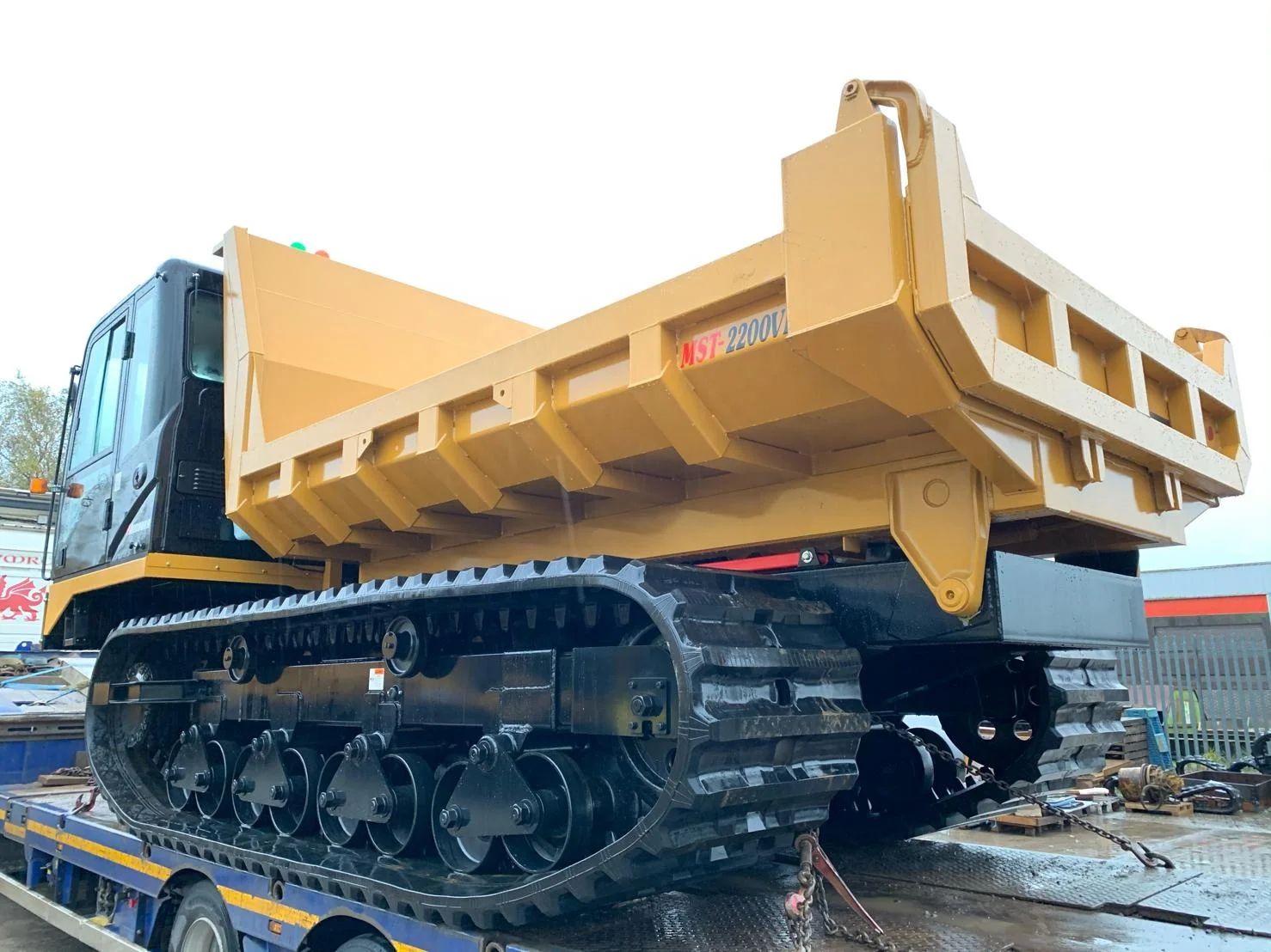 Replacement Carrier Dumper Morooka HNGM Rubber Track 600x100x80 Natural Rubber Steel Crawler Excavator Construction Machinery