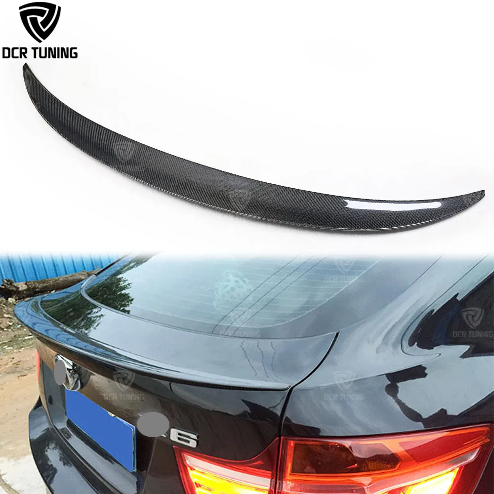 Trunk Carbon Fiber Spoiler Rear Wing Performance Type Boot Lip Auto  Exterior For Bmw X6 E71 2008-2015 - Buy X6 Spoiler,Carbon Fiber Rear Trunk 